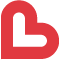 A red heart icon over a transparent background 60 by 60