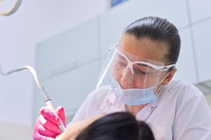 a man receives treatment from a houston sedation dentist