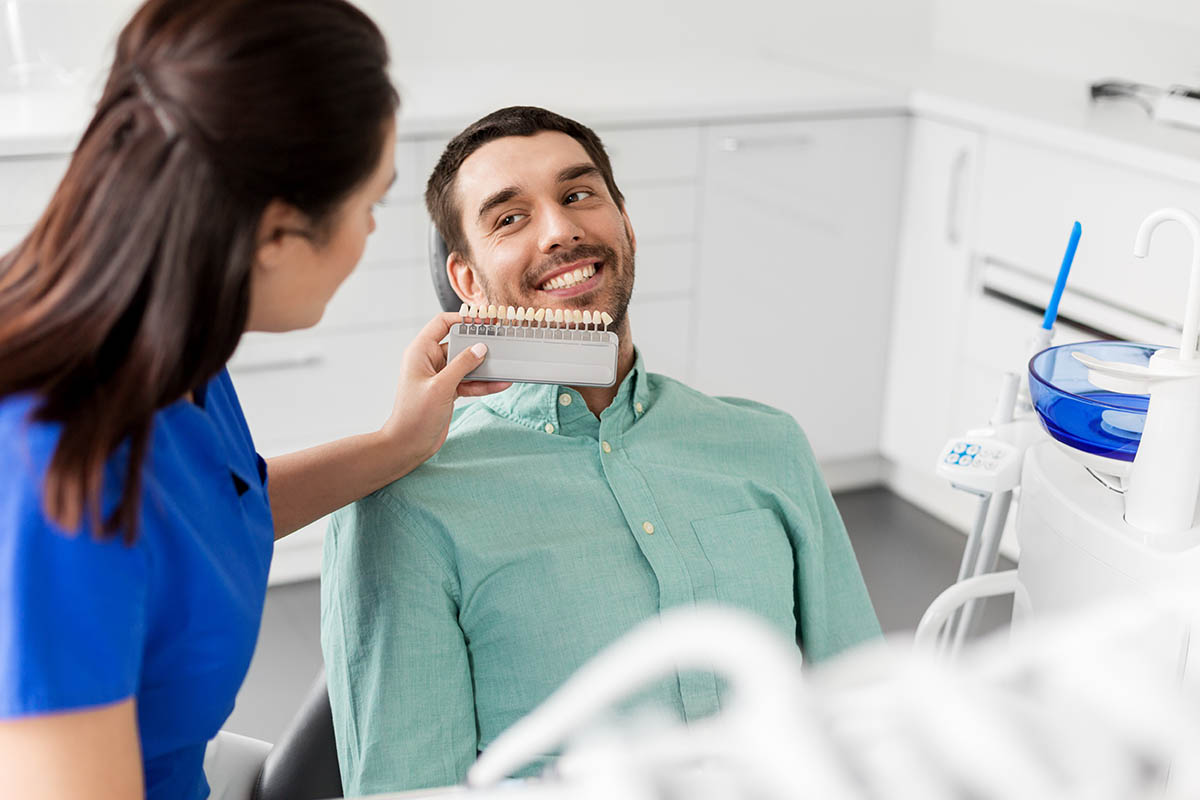teeth whitening options a dentist tells a man about teeth whitening options